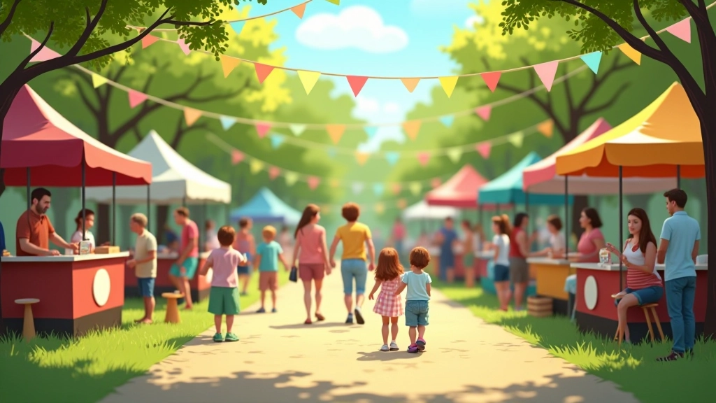 Outdoor festival celebration
